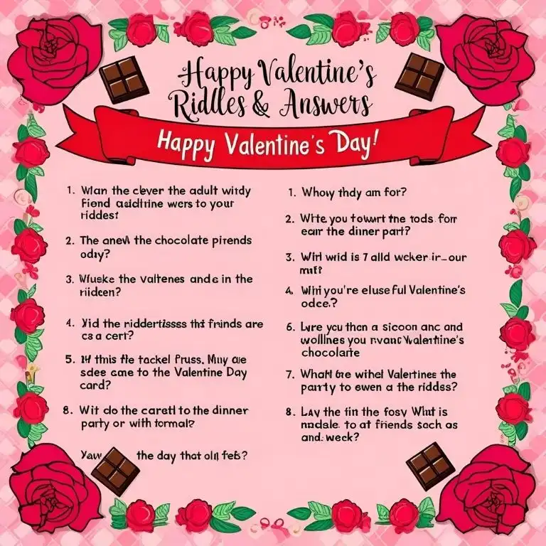 valentine's day riddles for adults with answers