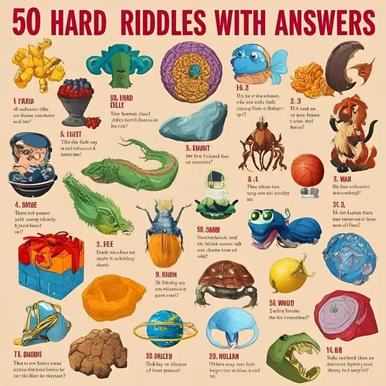 50 hard riddles with answers