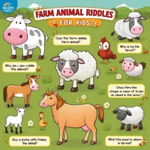 33 Farm Animal Riddles for Kids
