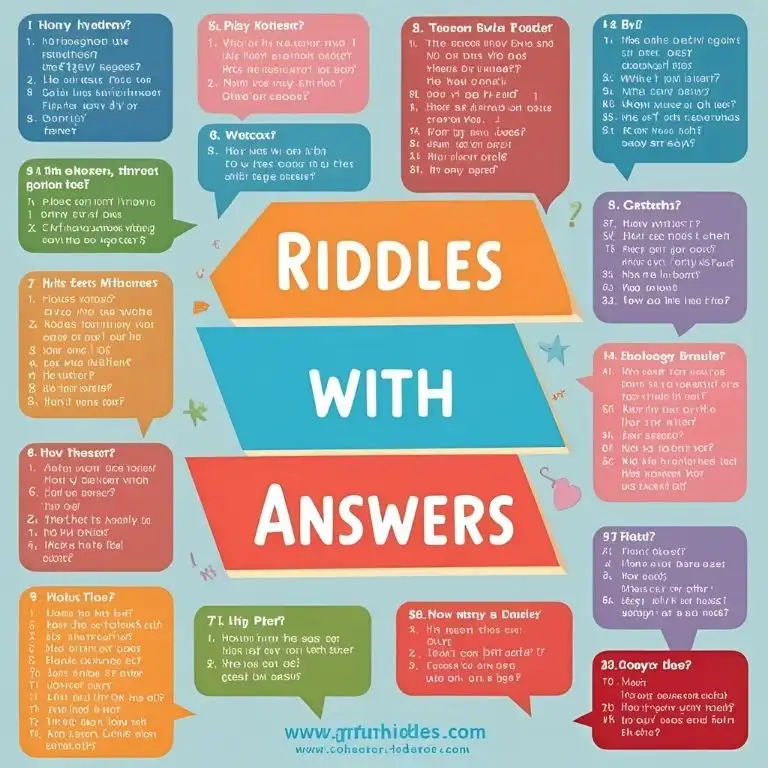 riddles with answers funny brain teasers for kids