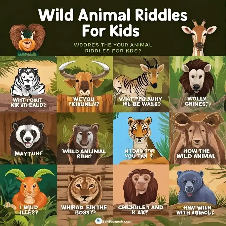 wild animal riddles for kids