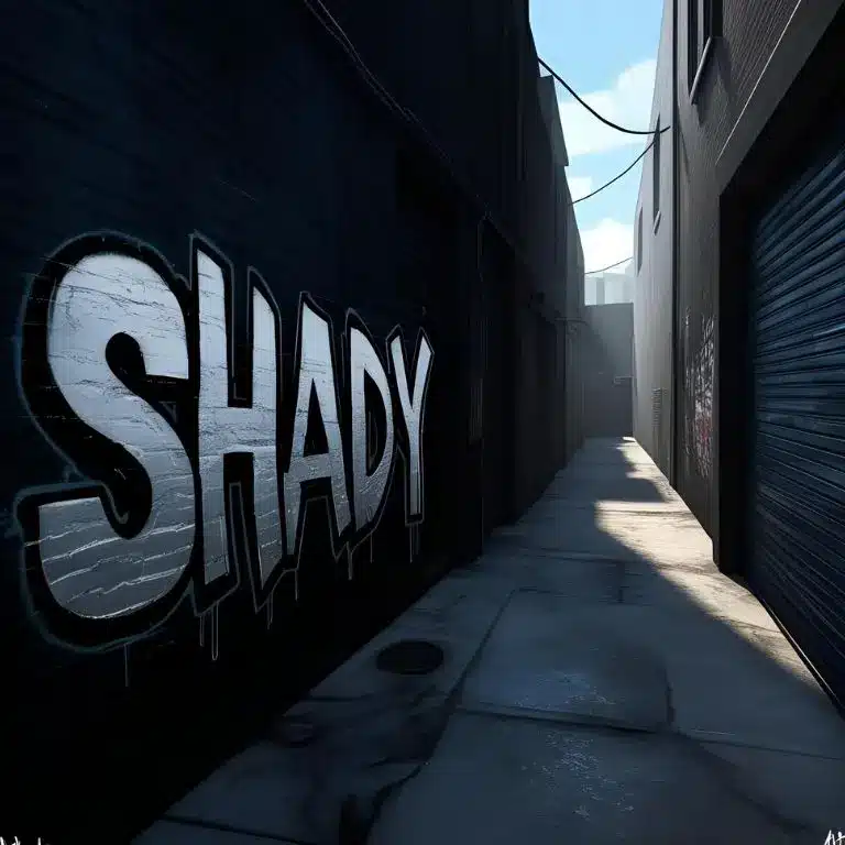 a riddle about the word shady