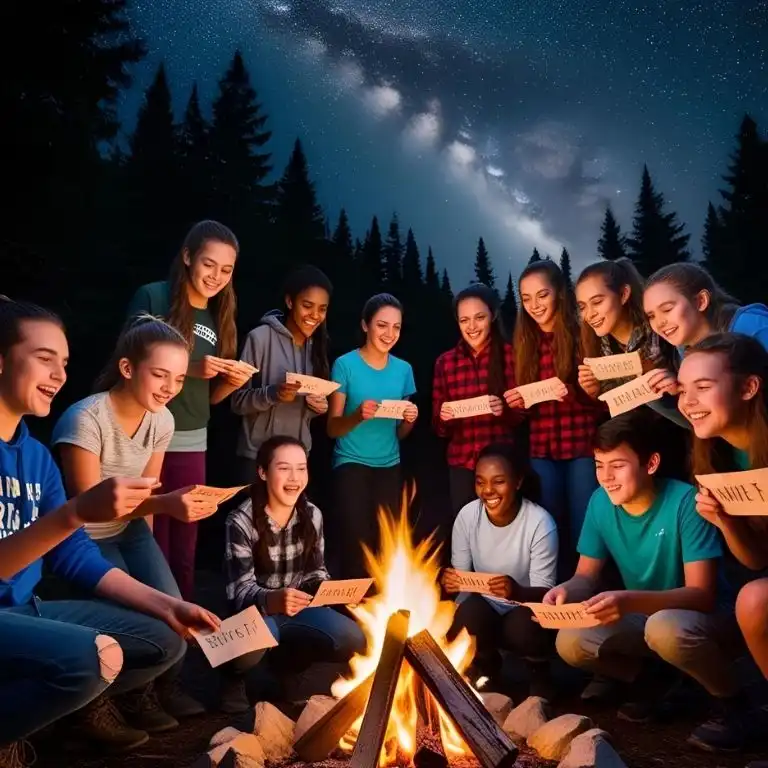 camping hunt with riddles teen outdoor