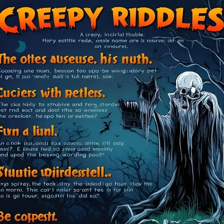 creepy riddles