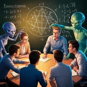 33 A Hard Logic Riddle About Asking Three Questions to Aliens