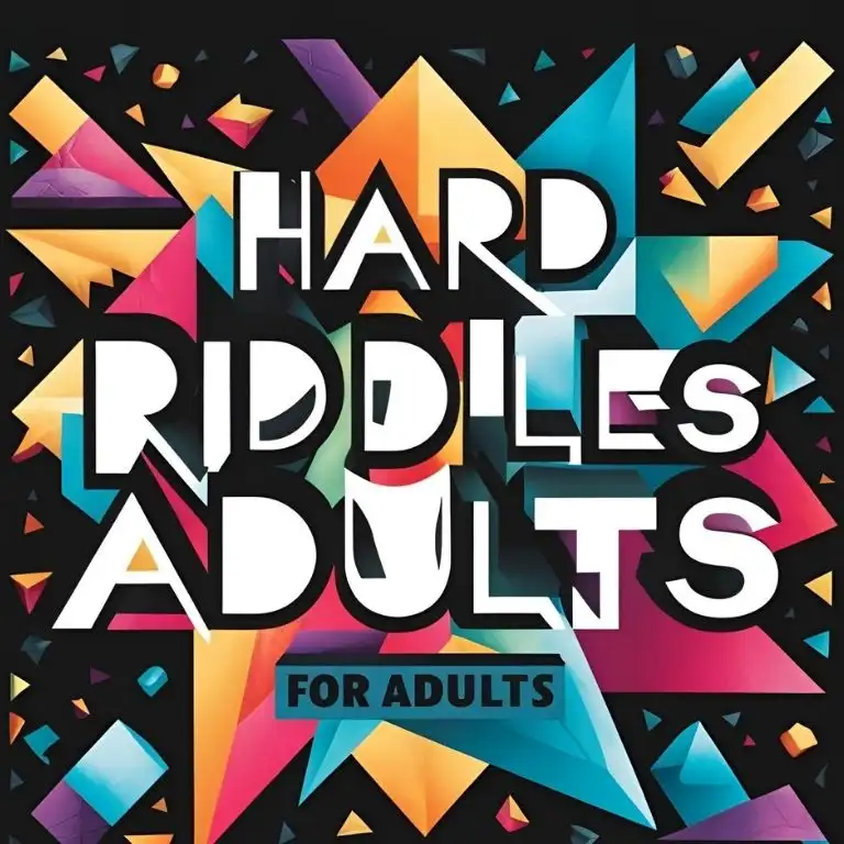 hard riddles for adults