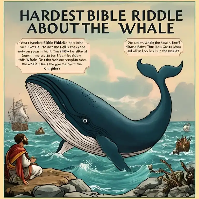 hardest bible riddle about the whale