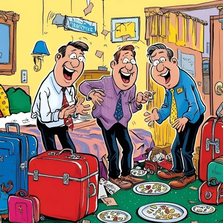 riddle about 3 men in hotel room