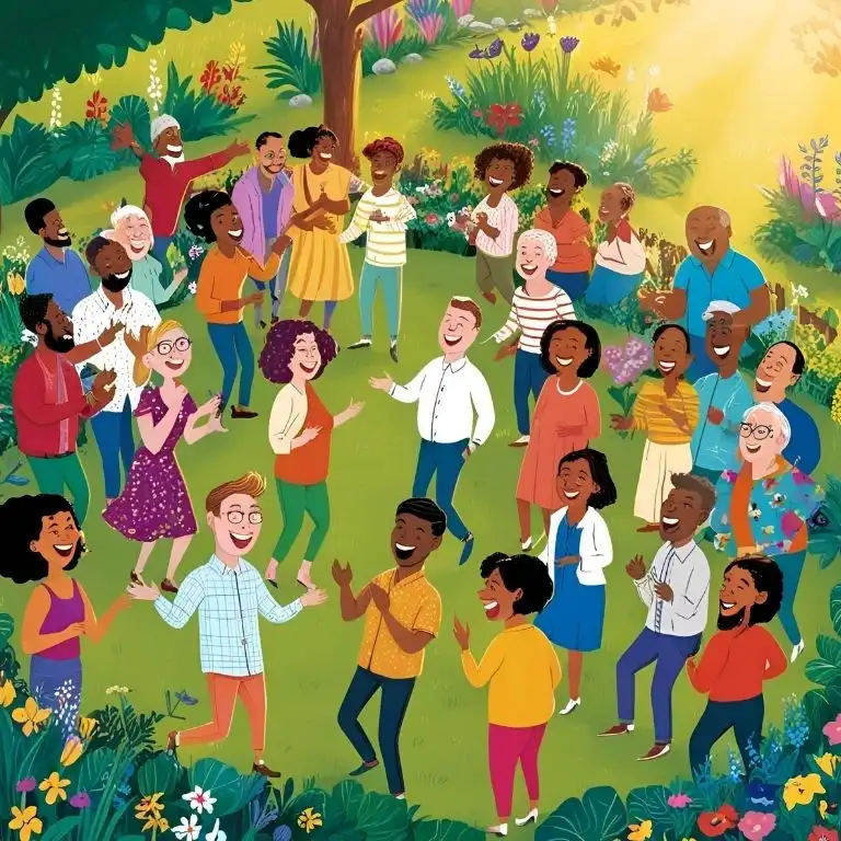riddle about 34 people in a garden
