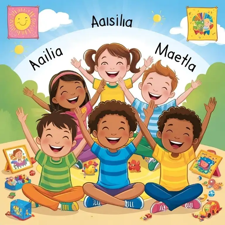 riddle about 5 children's names