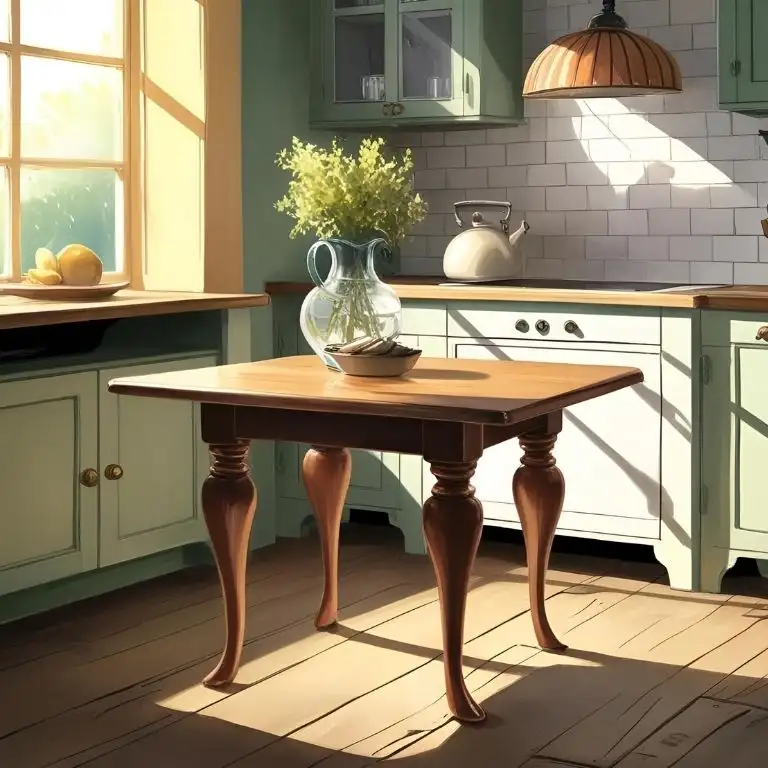 riddle about a 4 legged table