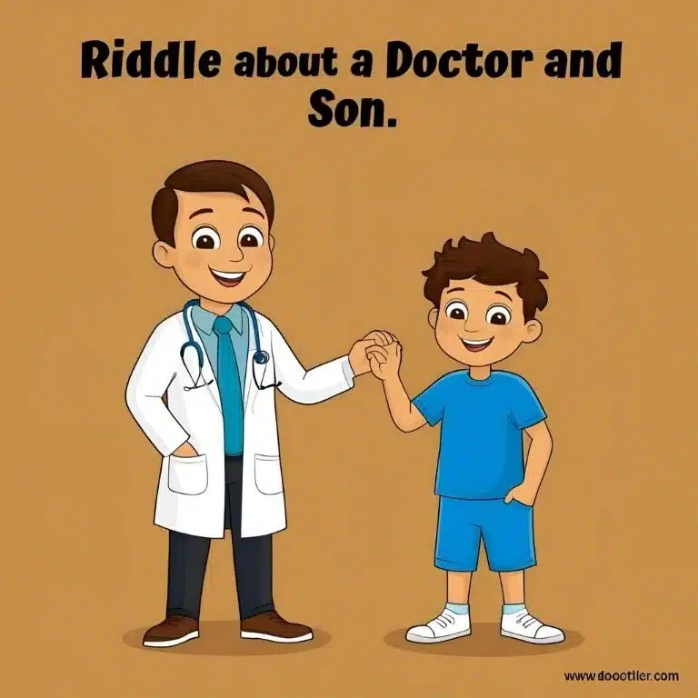 riddle about a doctor and son