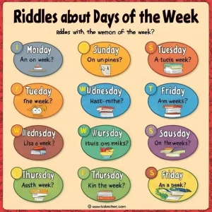 33 Riddles About the Days of the Week