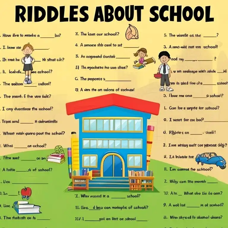 riddles about school