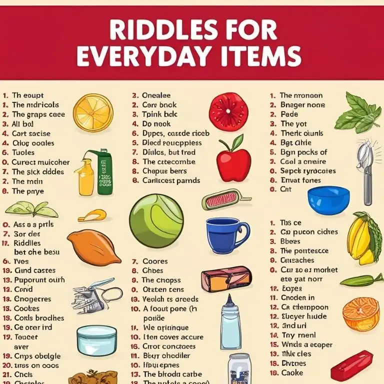 riddles for everyday items