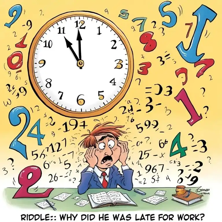 Riddle Why Was The Mathematician Late For Work