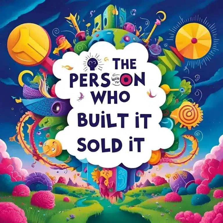The Person Who Built It Sold It Riddle