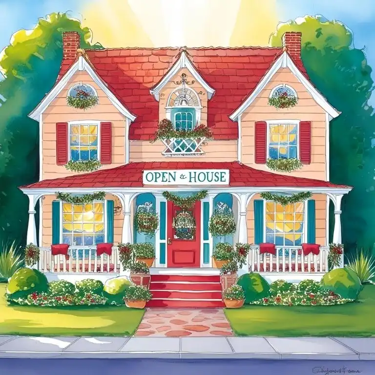 an open house for bed and dinner riddle answer