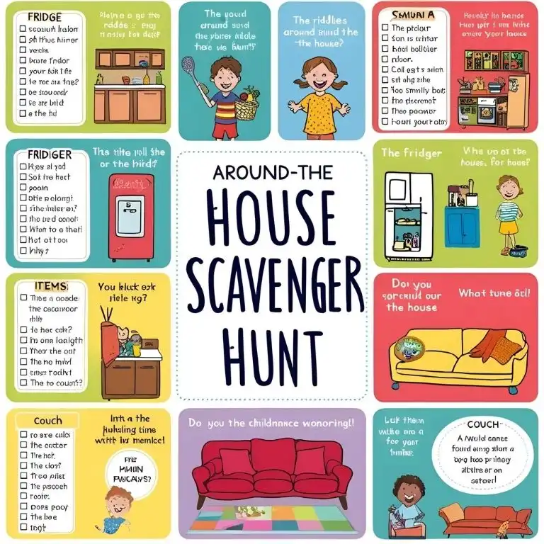 around the house riddles for a scavenger hunt