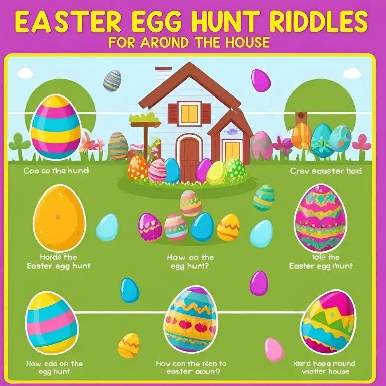 easter egg hunt riddles for around the house hard
