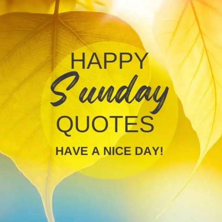 happy sunday quotes