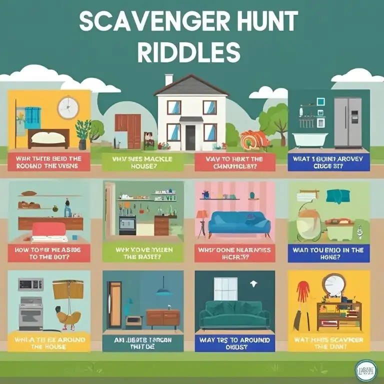 hard scavenger hunt riddles for around the house