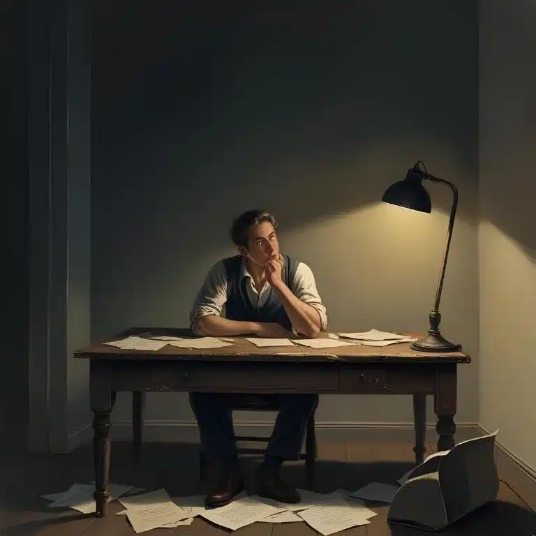 riddle about a guy in a room