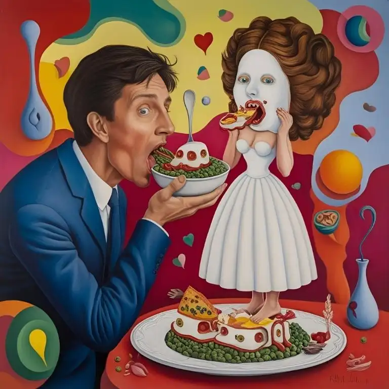 riddle about a man who eats his wife
