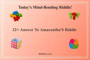32+ Answer To Amarantha’S Riddle