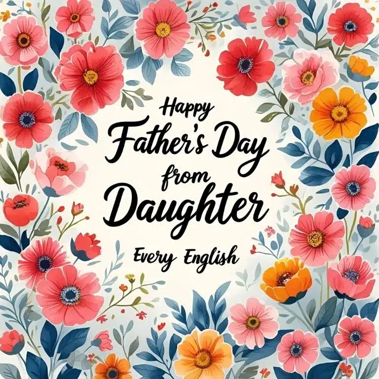 Father'S Day Quotes From Daughter In English