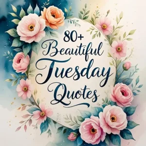 80+ Beautiful Tuesday Quotes