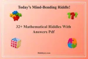 32+ Mathematical Riddles With Answers Pdf