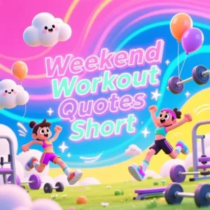 80+ Weekend Workout Quotes Short, Funny, and Full of Motivation