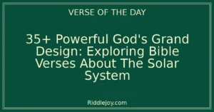 35+ Powerful The Heavens Declare: Exploring Bible Verses About The Solar System